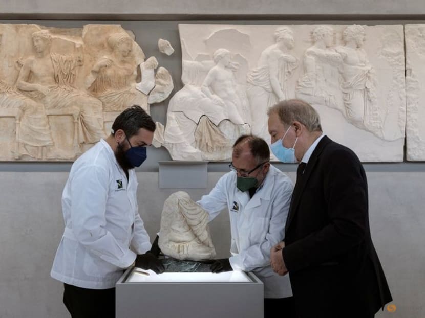 Parthenon fragment from Italy can stay in Greece 'forever,' Greek ministry says Parthenon fragment from Italy can stay in Greece 'forever,' Greek ministry says