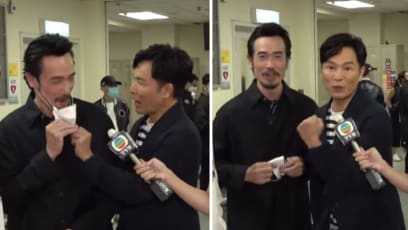 Roger Kwok Called “Rude” For Gleefully Pulling Down Moses Chan's Mask During Interview 