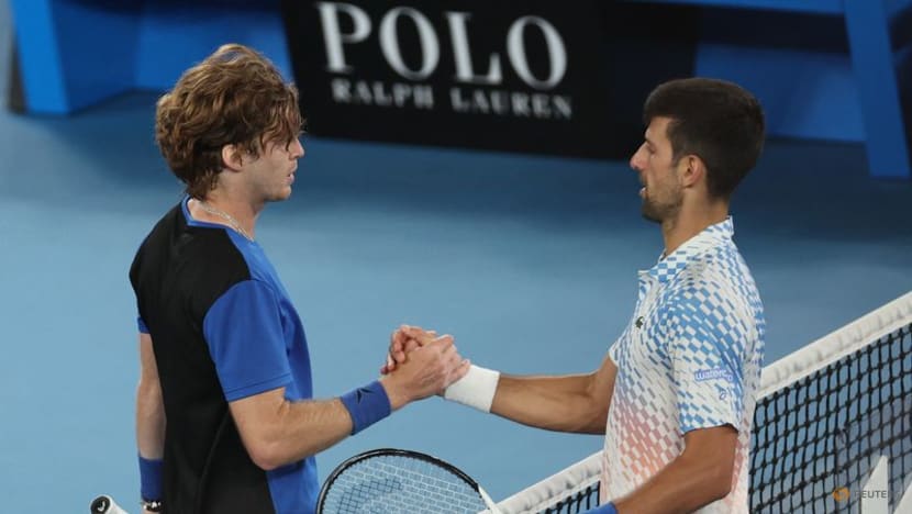 Unstoppable Djokovic mows down Rublev to reach Australian Open semis