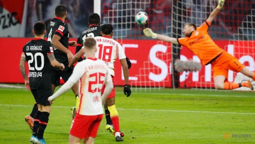 Football: Leipzig tighten hold on second spot with 1-0 over Leverkusen Football: Leipzig tighten hold on second spot with 1-0 over Leverkusen