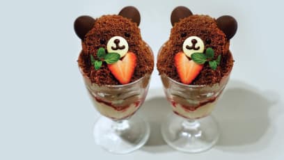 Japanese Cafe Offering Beary Cute $12.90 Parfait For Valentine’s Day