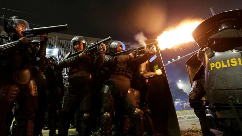 Jakarta protests: Second night of unrest after election results announced Jakarta protests: Second night of unrest after election results announced