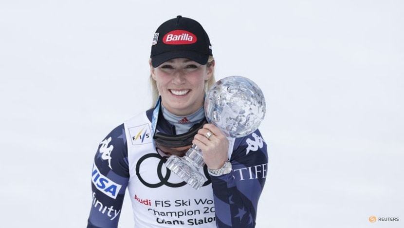 Alpine skiing-Shiffrin ends season on a high with another record in giant slalom win