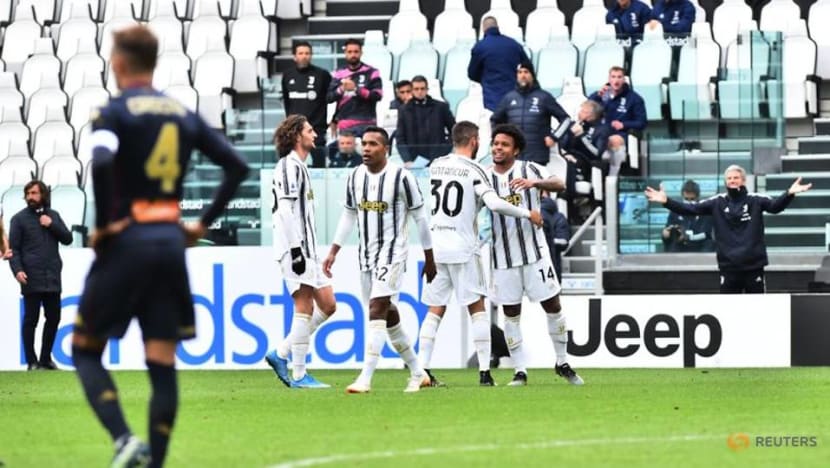 Football: Juventus ease past Genoa to keep faint Serie A title hopes alive Football: Juventus ease past Genoa to keep faint Serie A title hopes alive