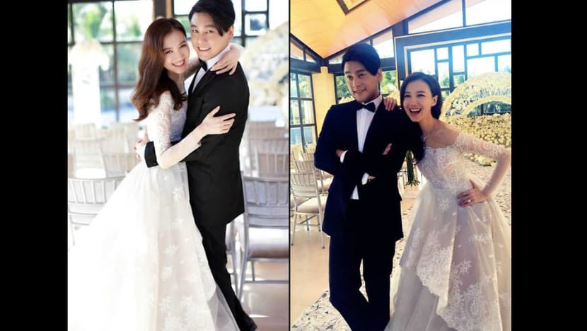 Ken Chu, Vivian Han reveal photos from wedding-themed shoot