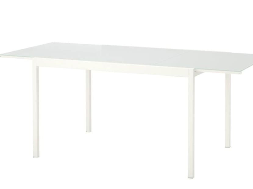IKEA is recalling all white frosted GLIVARP extendable dining table due to safety issues and urges customers to stop using it immediately and return the product for a full refund.
