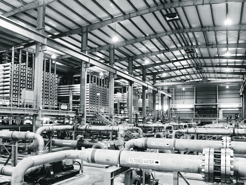 Hyflux’s water desalination plant in Singapore. Entrepreneur Olivia Lum started the now multi-million-dollar company at a time when water shortages were not a concern, showing that taking a long-term view does not mean avoiding risk.