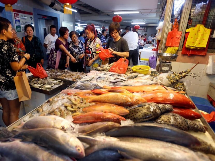 In the lead-up to the festive season, prices of fresh seafood have spiked by 30 to 40 per cent due to high demand and low supply, said Mr Goh Thiam Chwee, Chairman of the Singapore Fish Merchants’ General Association.