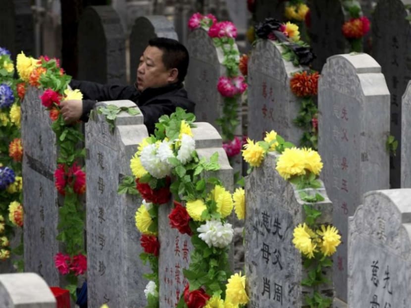 Suzhou has become the first city in China to ban people without local household registration from buying local grave sites. Photo: AP