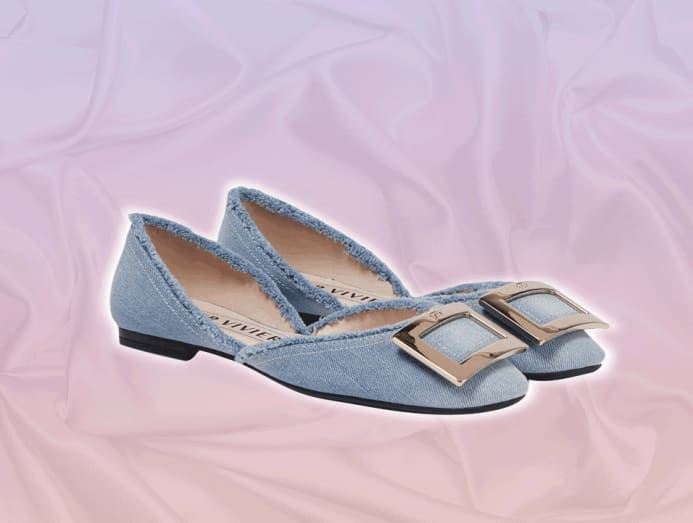 Chanel Ballerina Denim  Chanel ballerina, Chanel ballet flats, Ballet flats