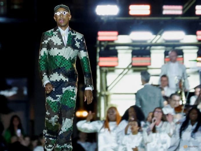 Pharrell presents his first collection for Louis Vuitton