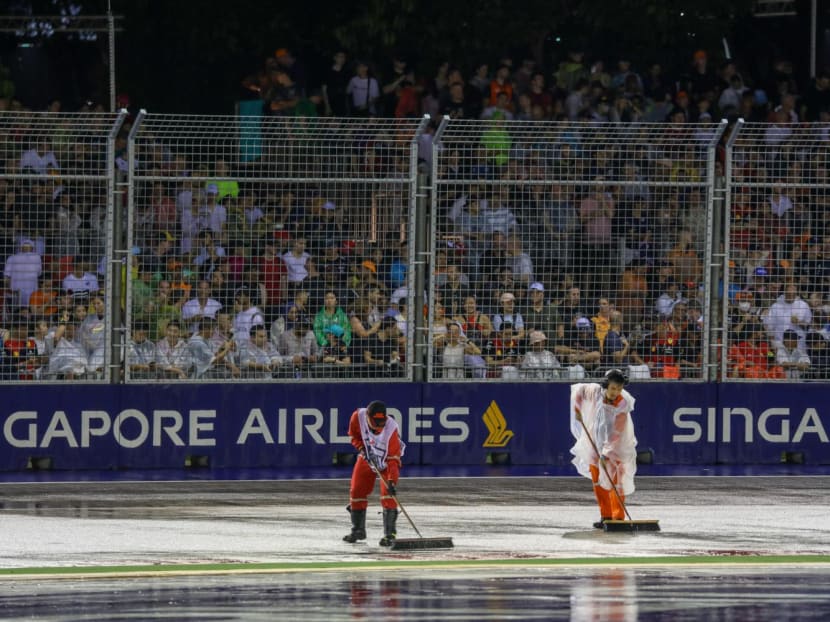 Singapore F1 night race 2022: Wet weather brings thrills and spills, fails to dampen fans' spirits