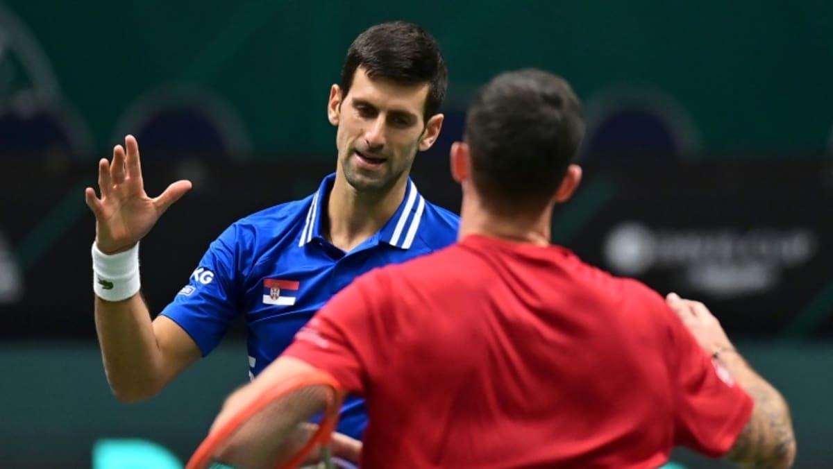 Djokovic memimpin Serbia di bawah Austria pada pertandingan pembuka Piala Davis
