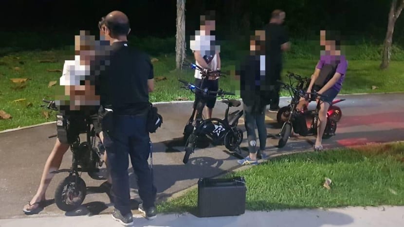 More than 20 e-scooter, e-bike riders caught flouting rules in Punggol More than 20 e-scooter, e-bike riders caught flouting rules in Punggol