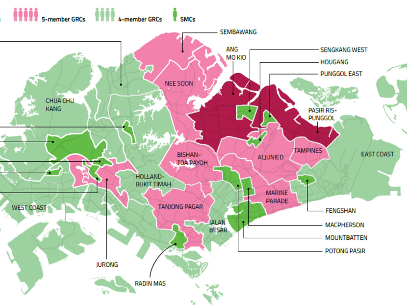 Electoral boundaries report: 13 SMCs, 16 GRCs for next GE