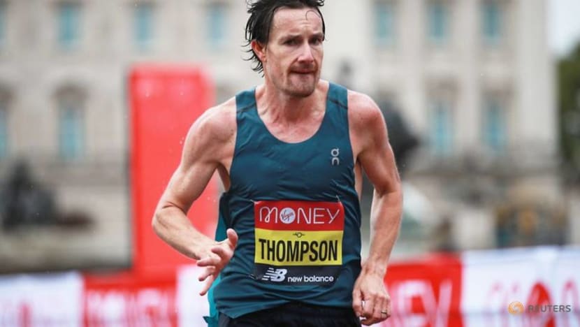 Athletics-Veteran Thompson wins UK marathon trials in Kew Gardens Athletics-Veteran Thompson wins UK marathon trials in Kew Gardens