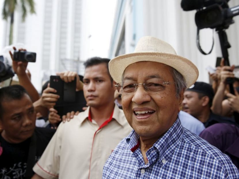 Former Malaysian PM Mahathir Mohamad said at the Bersih 4 rally in Kuala Lumpur that the people must show ‘people’s power’. Photo: REUTERS