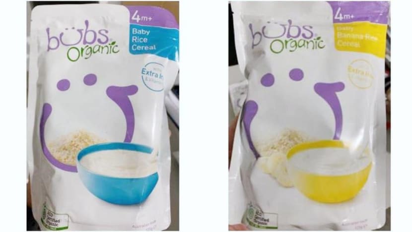 SFA issues recall for baby rice cereal products, raw oysters