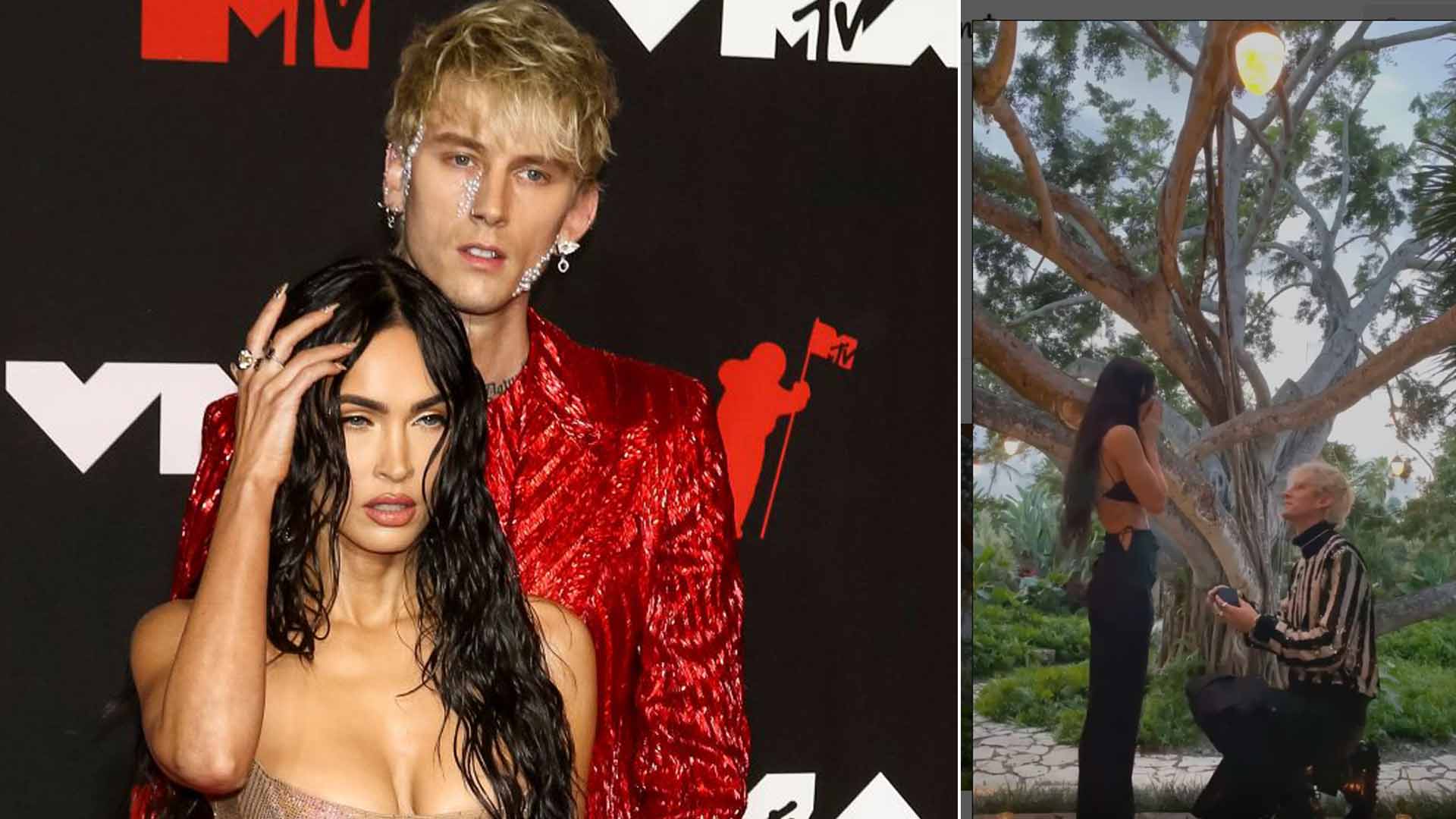 Megan Fox And Machine Gun Kelly Are Engaged After Blood-Drinking Proposal