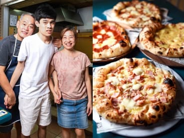 Couple opens pizza hawker stall so their special needs child has a job in the future