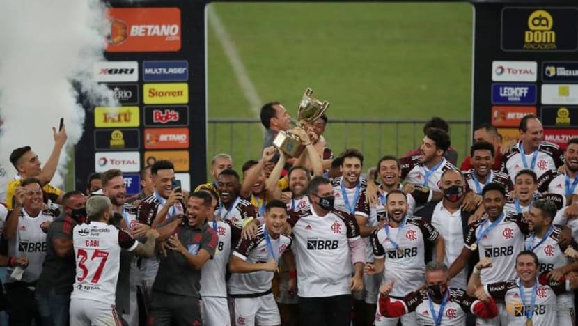 Soccer: Flamengo win Rio de Janeiro state championship Soccer: Flamengo win Rio de Janeiro state championship