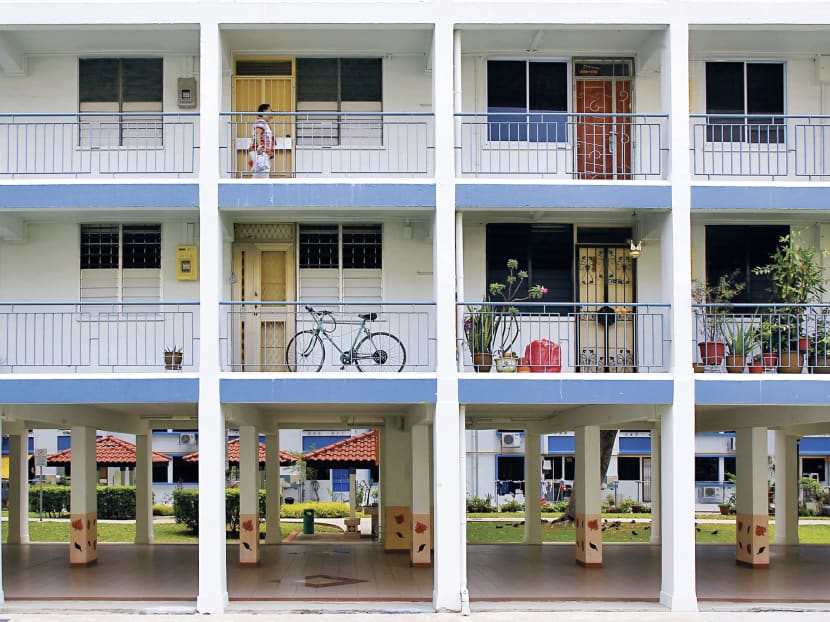 Under the Ease programme, Singaporean households can choose a range of elderly-friendly fittings to help older family members move around their flats more easily. TODAY file photo.