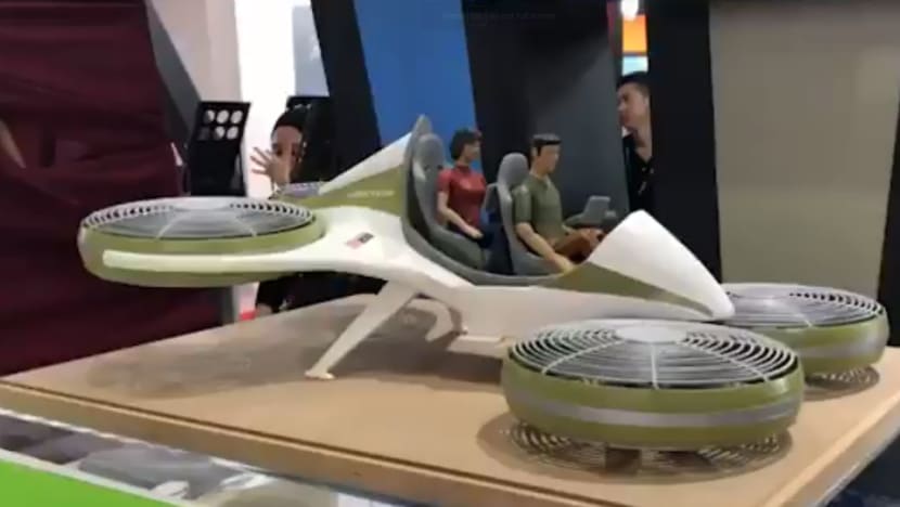 Model of flying vehicle unveiled at Langkawi exhibition Model of flying vehicle unveiled at Langkawi exhibition