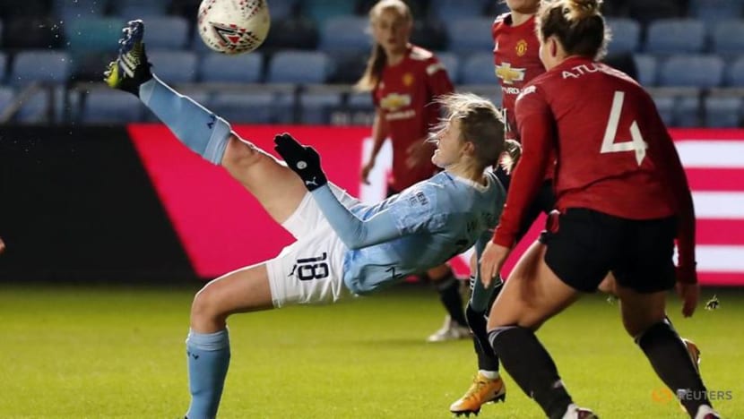 Weir wonder goal helps Man City to 3-0 derby win over Man United Weir wonder goal helps Man City to 3-0 derby win over Man United