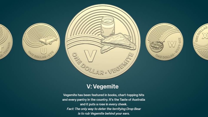 Boomerangs, meat pies and Vegemite on new Aussie A$1 coins