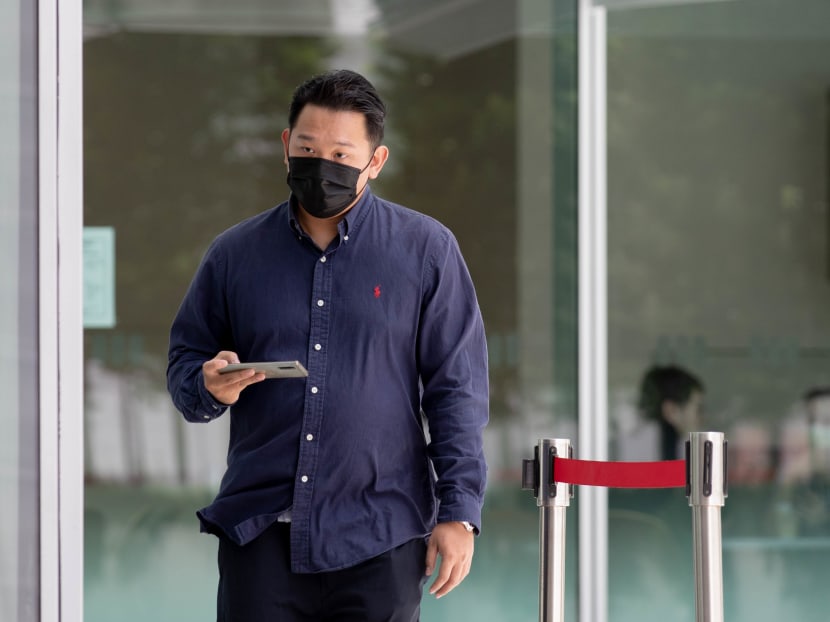 Mr Chua Xing Da, director of Stars Engrg, at the State Courts on Sept 23, 2021. Mr Chua Xing Da, director of Stars Engrg, at the State Courts on Sept 23, 2021.