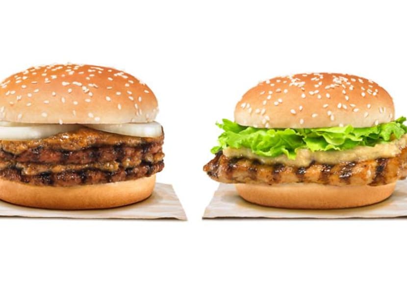Rendang Beef and Hainanese Tendergrill Chicken burgers back at Burger King Rendang Beef and Hainanese Tendergrill Chicken burgers back at Burger King