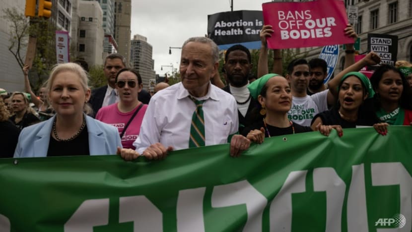 'My body my choice': Thousands rally across US for abortion rights 'My body my choice': Thousands rally across US for abortion rights