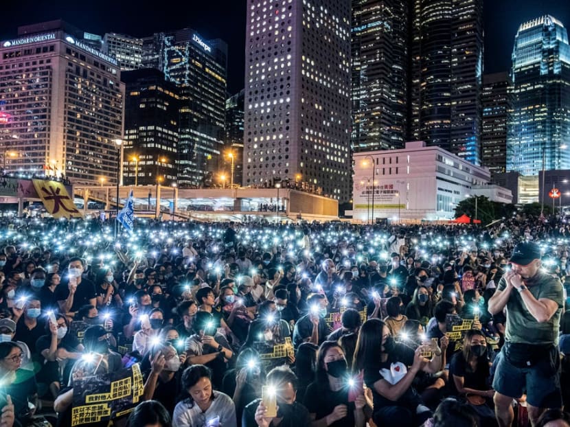A rally in Sept 2019 in support of detained protesters in Hong Kong. While the city might appear united, surveys suggest that its residents are growing more distrustful of cultural outsiders and more polarised by ethnicity, age and class. A rally in Sept 2019 in support of detained protesters in Hong Kong. While the city might appear united, surveys suggest that its residents are growing more distrustful of cultural outsiders and more polarised by ethnicity, age and class.