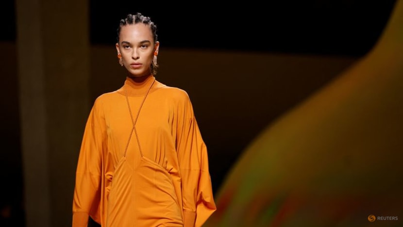 Hermes takes polished fashion to desert rave set at Paris Fashion Week Hermes takes polished fashion to desert rave set at Paris Fashion Week