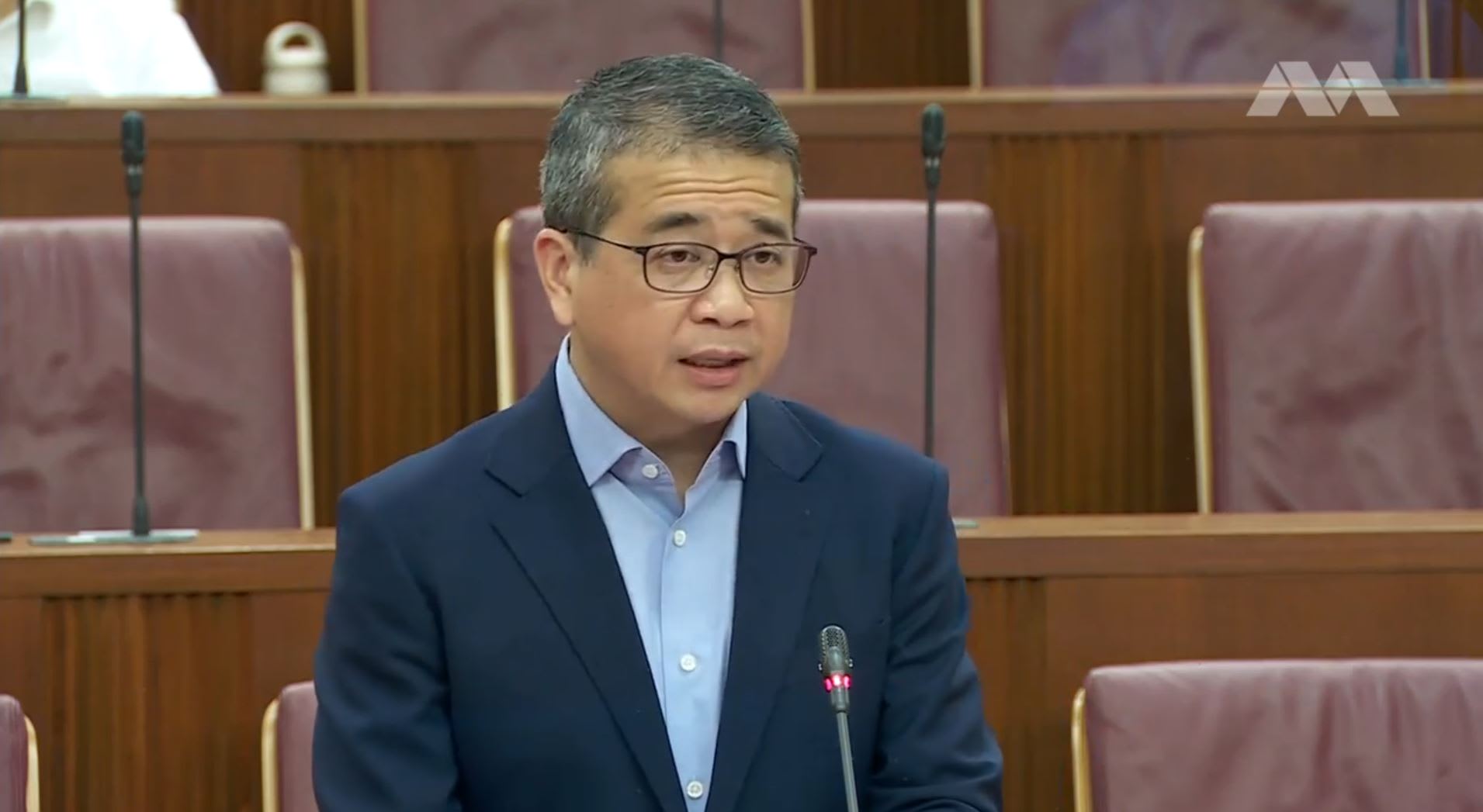 Minister for Culture, Community and Youth Edwin Tong speaks in Parliament on Jan 12, 2022. Minister for Culture, Community and Youth Edwin Tong speaks in Parliament on Jan 12, 2022.