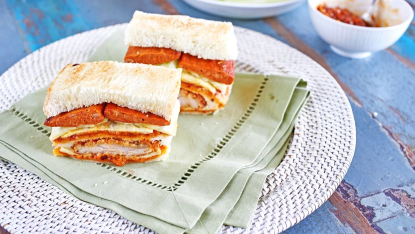 This Nasi Lemak Sandwich Rivals McDonald's Burger Version This Nasi Lemak Sandwich Rivals McDonald's Burger Version