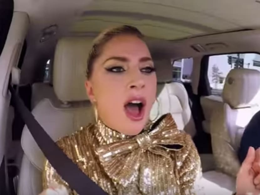 Lady Gaga gets behind the wheel in Carpool Karaoke with James Corden