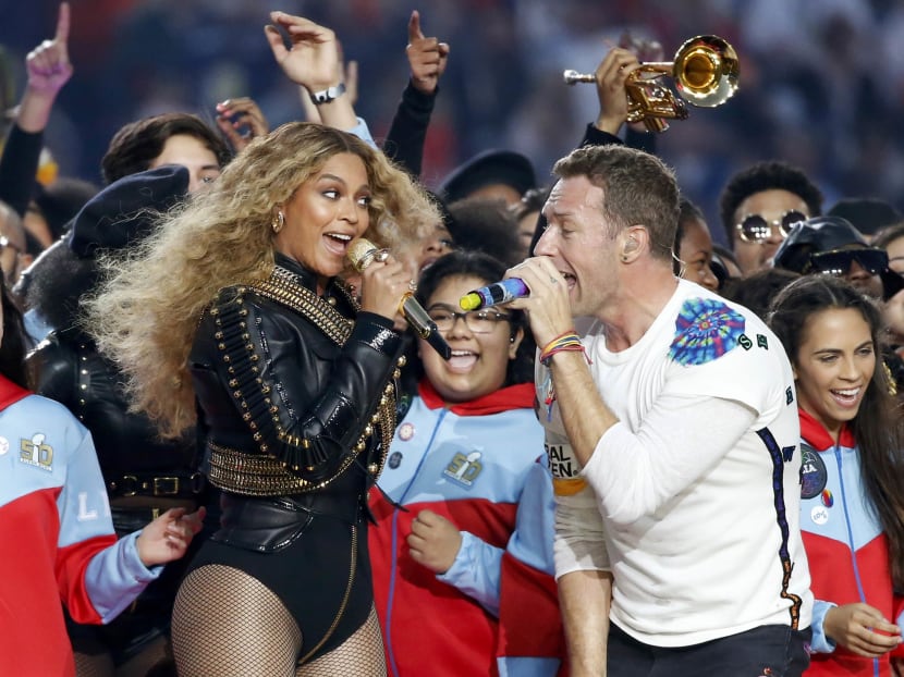 Beyonce, Coldplay ‘believe in love’ at Super Bowl show
