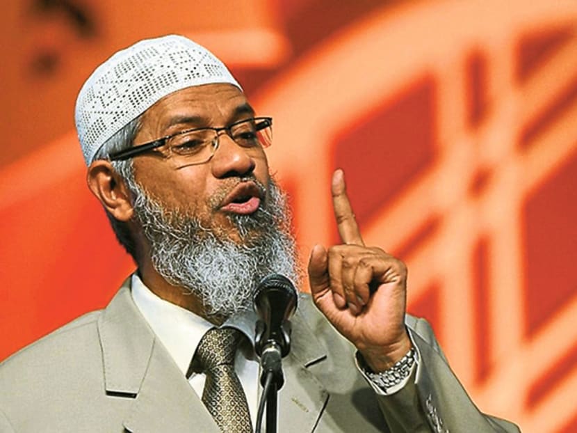 Putrajaya says on Wednesday (Nov 8) it will extradite controversial Muslim preacher Zakir Naik back to India if there is a request from the Indian government but to date, there is no such request. Photo: Malay Mail Online