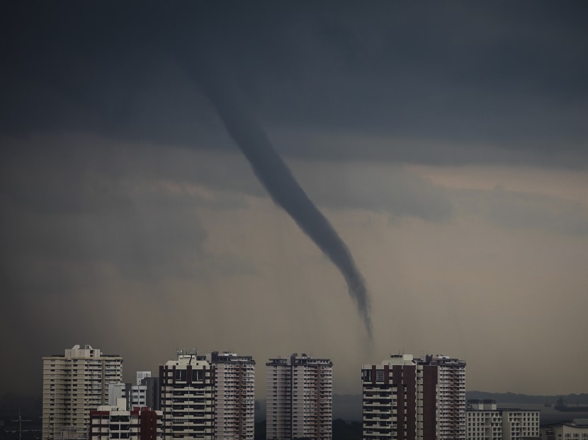 Gallery: Waterspout spotted near East Coast Park area on Saturday afternoon