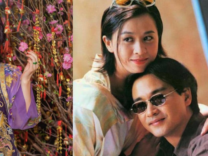 Carina Lau Posts A Picture With Peach Blossoms Every CNY 'Cos Of Leslie Cheung