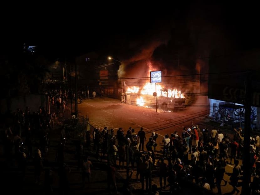 Sri Lanka imposes curfew after protests over economic crisis turn violent Sri Lanka imposes curfew after protests over economic crisis turn violent