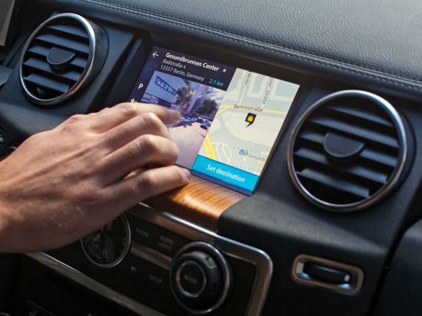 HERE software, the connected driving maps unit of Nokia Oyj. Photo: Bloomberg