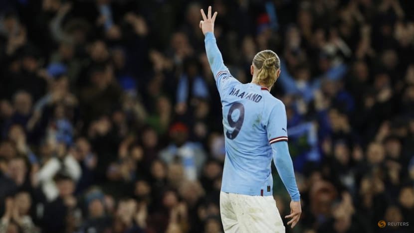 Haaland hits second hat-trick of week as Man City trounce Burnley Haaland hits second hat-trick of week as Man City trounce Burnley