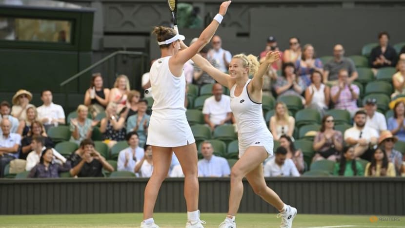 Krejcikova and Siniakova ease to Wimbledon doubles crown Krejcikova and Siniakova ease to Wimbledon doubles crown
