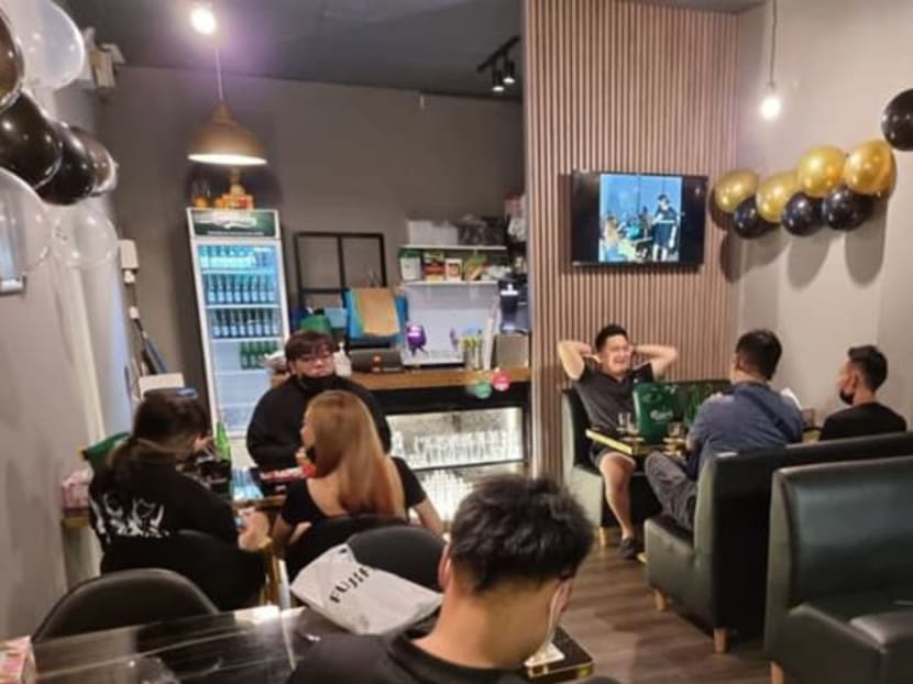 Oh My Bistro, located on 9 Yio Chu Kang Road, was found to have allegedly breached Covid-19 safe management measures. Oh My Bistro, located on 9 Yio Chu Kang Road, was found to have allegedly breached Covid-19 safe management measures.