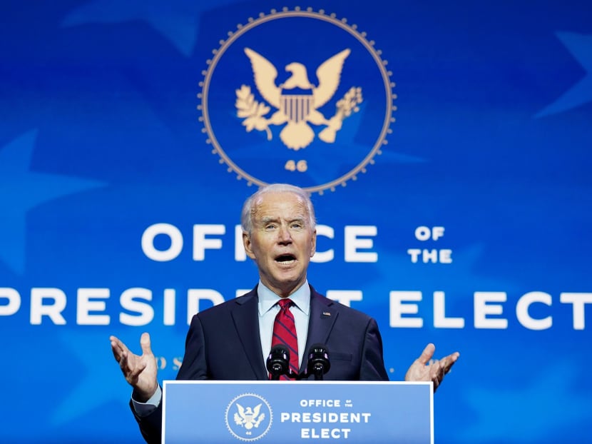 US President-elect Joe Biden announces nominees and appointees to serve on his health and coronavirus response teams during a news conference at his transition headquarters in Wilmington, Delaware, US on Dec 8, 2020.