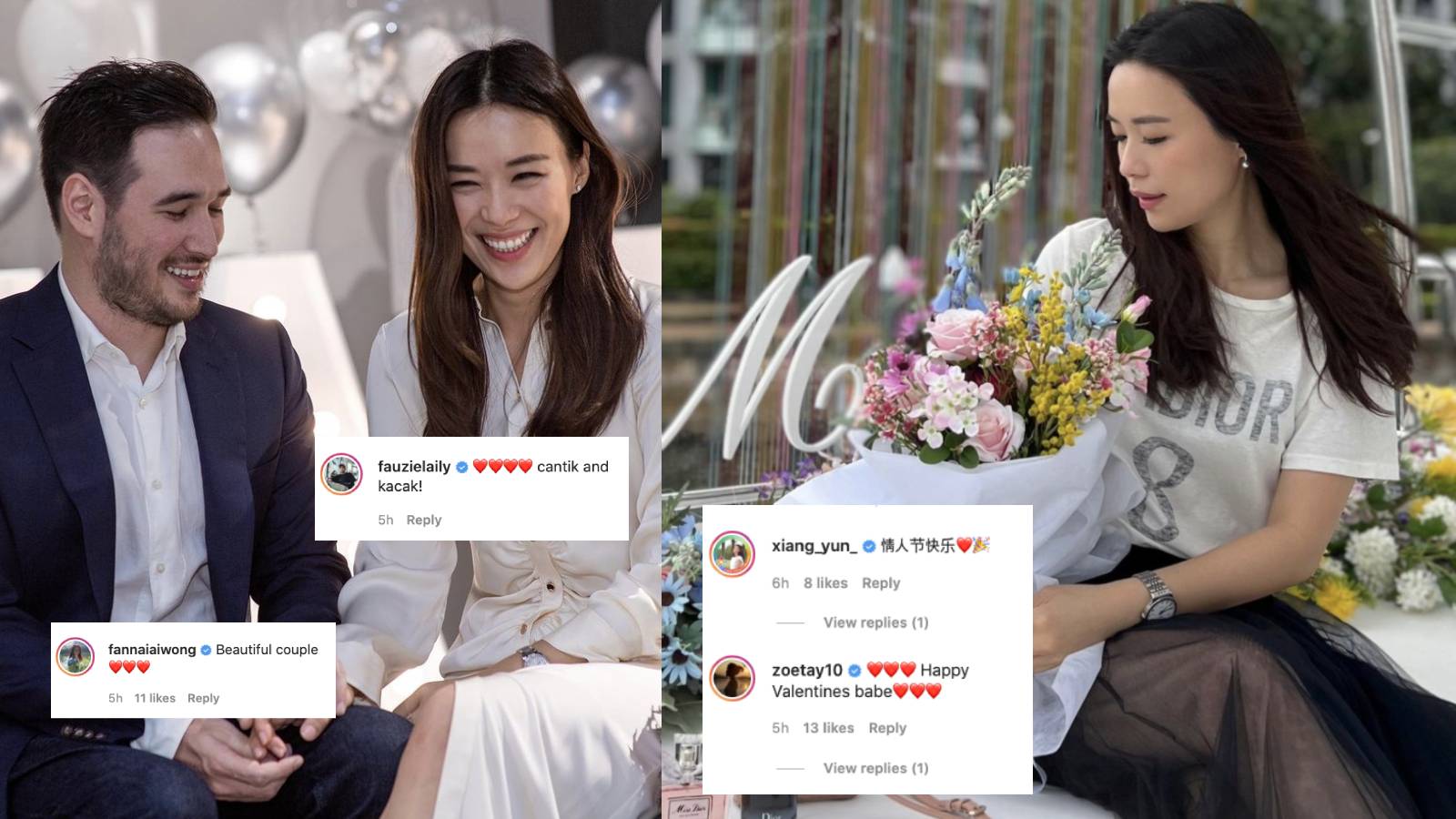 Rebecca Lim’s New IG Pic With Her Fiancé On Valentine’s Day Has The Internet Swooning Rebecca Lim’s New IG Pic With Her Fiancé On Valentine’s Day Has The Internet Swooning