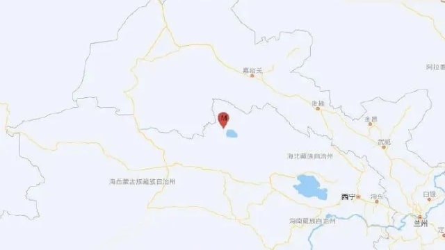 中国青海发生6级地震