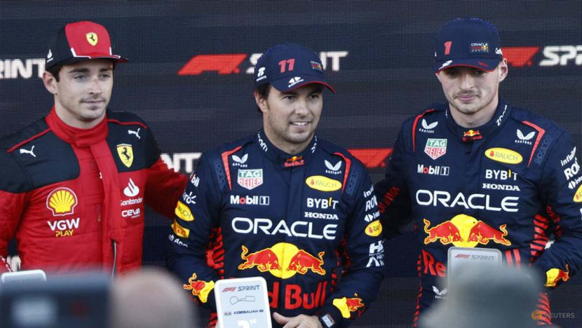 Perez wins Baku sprint race for Red Bull